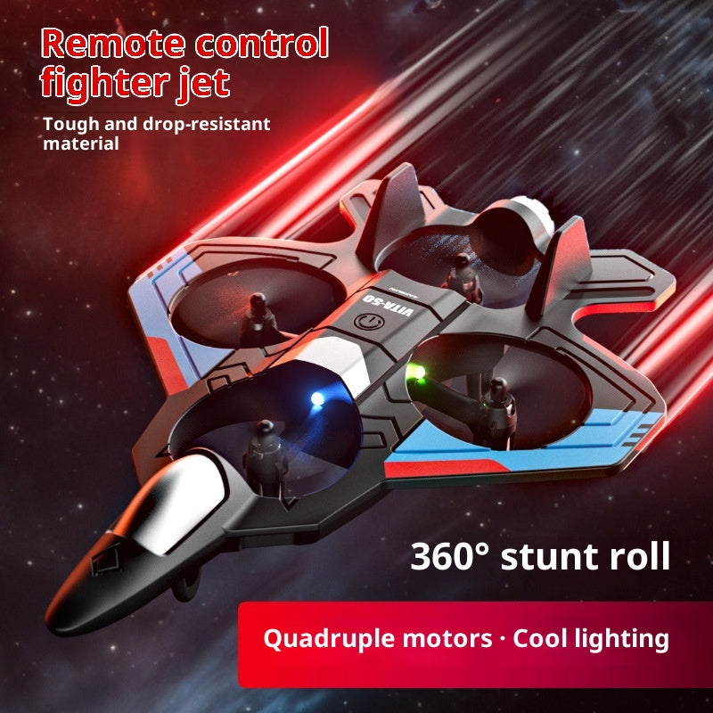 4DRC Remote Control Aircraft V50 Children's Fighter Model Airpla